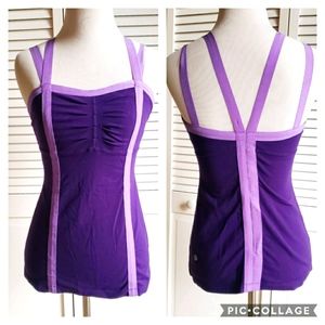 Lululemon ruched bust tank top